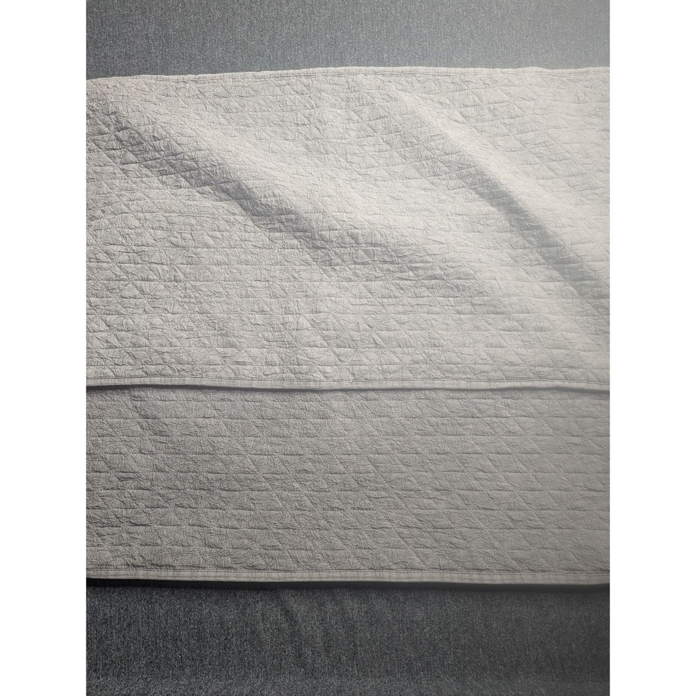 Koolaburra‎ by UGG Grey Textured Quilted Faux Fur Plush Pillow Shams 35x20